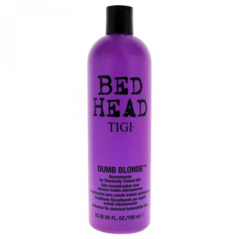 Tigi Bed Head Dumb Blonde Reconstructor 750ml - Balsamo Riparatore Capelli Trattati Biondi