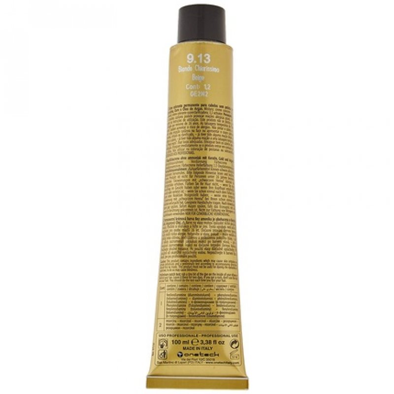Fanola Oro Therapy 9.13 Very Light Blonde Beige couleur de cheveux 100 ml