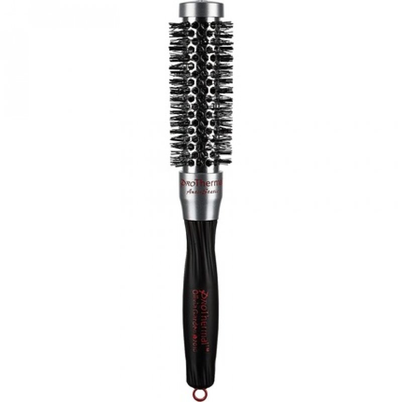 Olivia Garden ProThermal T-25 Adulte Brosse à cheveux ronde Argent, Noir 1 pièce(s)