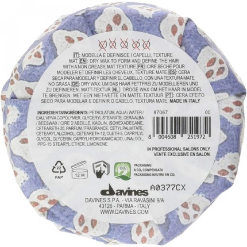 Davines This is a Strong Dry Wax Hair wax 75 ml