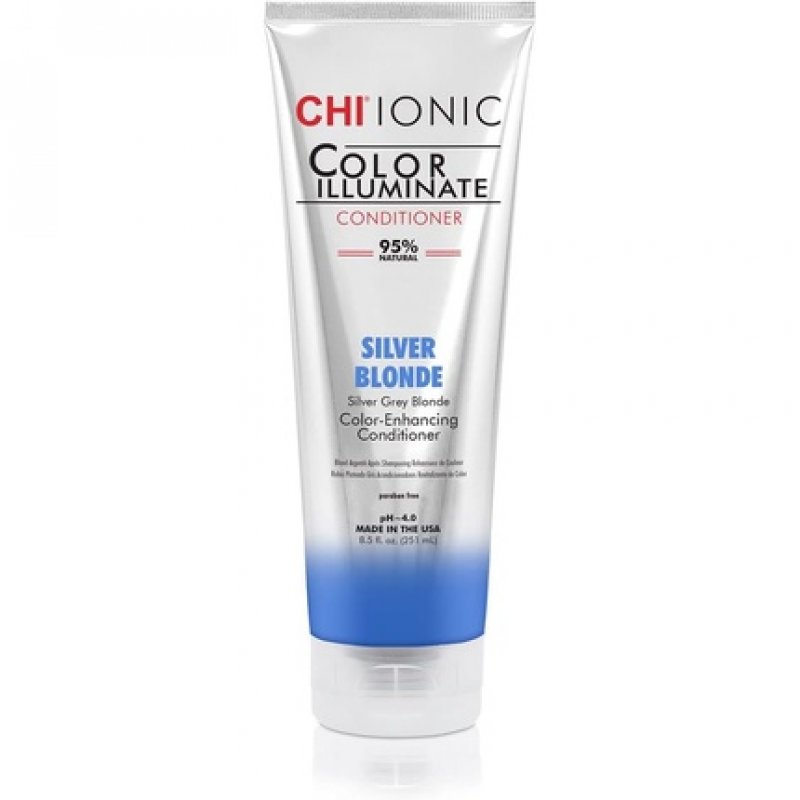 Chi Color Illuminate Conditioner - Silver Blond 251ml