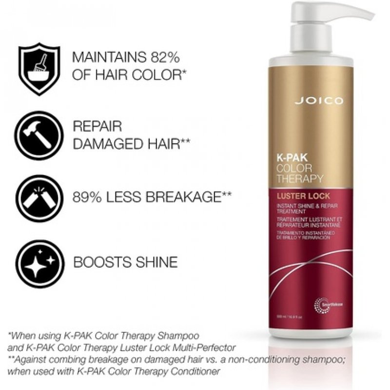 K-Pak Color Therapy Luster Lock Inst Shine &amp Repr Trt 500ml