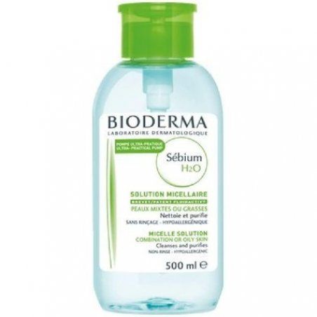 SÉBIUM H2O PUMP solución micelar específica acné 500 ml