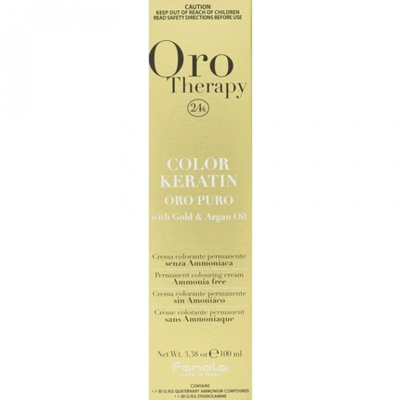 Color Keratin Oro Puro 9/1 Rubio Clarisimo Ceniza 100ml