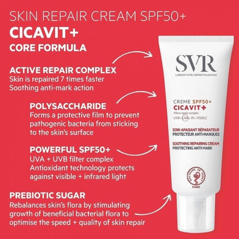 SVR Cicavit Creme Spf50 40ml