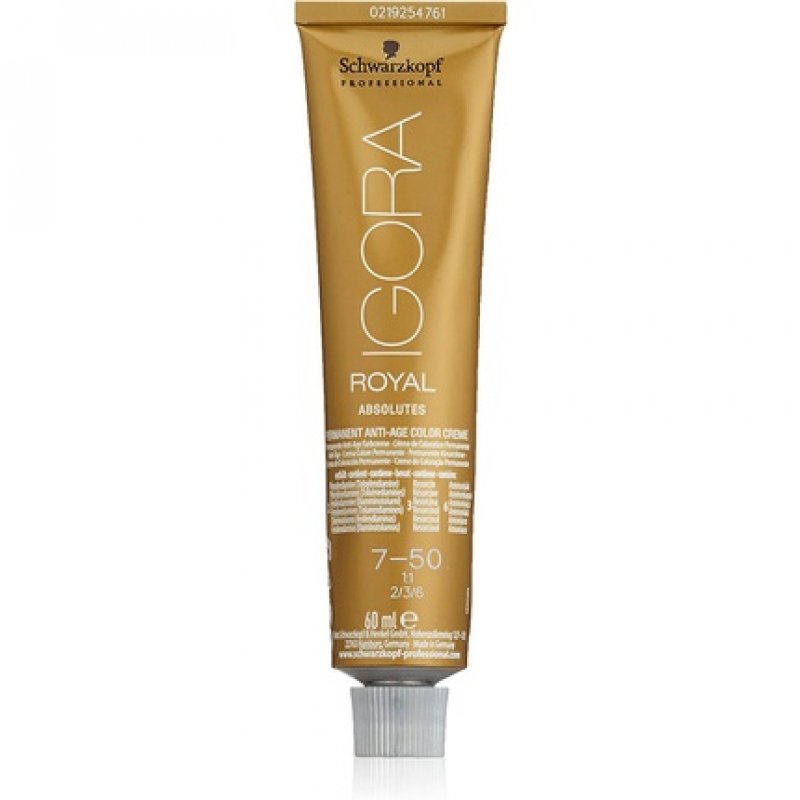 Schwarzkopf Professional IGORA Royal Absolutes Colorists´s Anti-Age Color 7-50 60 ml