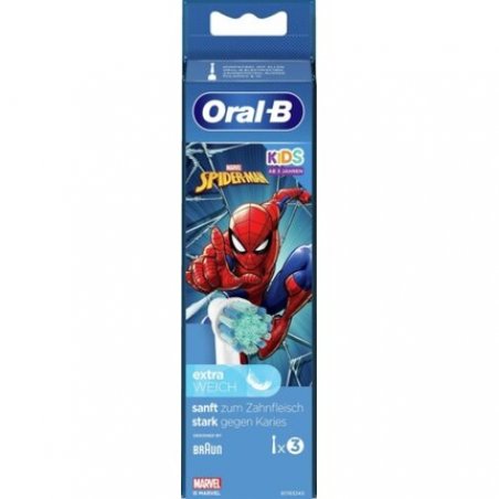 Oral-B Aufsteckb. Spiderman 3er