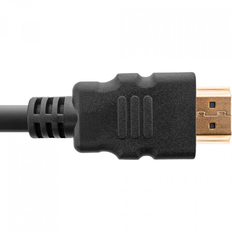 InLine® Zertifiziertes HDMI Kabel, Ultra High Speed HDMI 8K4K, Stecker / Stecker, schwarz / gold, 1m