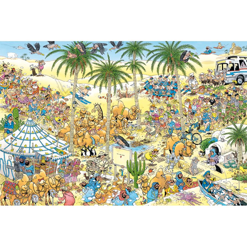 Jan van Haasteren - The Oasis (1500 pieces) (JUM9059)