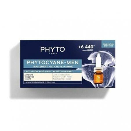 PHYTOCYANE MEN TREATMENT PROGRESSIVE HAIR LOSS 12X3.5ML (novelty)