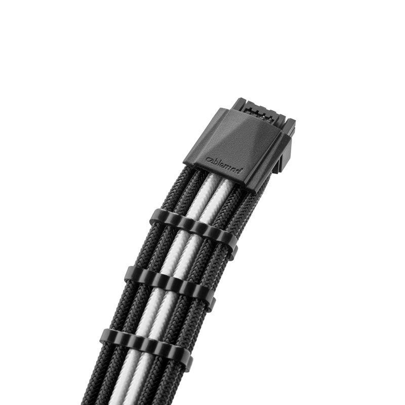 CableMod PRO ModMesh 12VHPWR Cable Extension Kit - schwarz/weiß