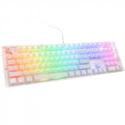 Ducky One 3 Aura White Gaming Tastatur, RGB LED - MX-Blue (US)