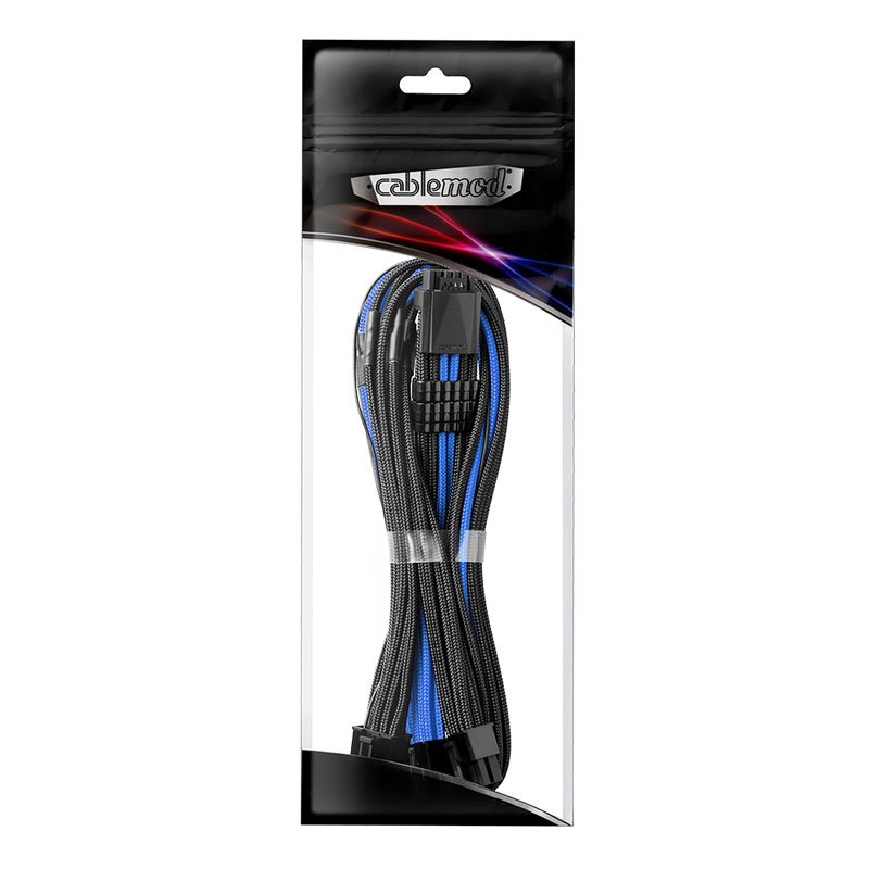 CableMod C-Series PRO ModMesh 12VHPWR auf 3x PCI-e Kabel für Corsair - 60cm, schwarz/blau