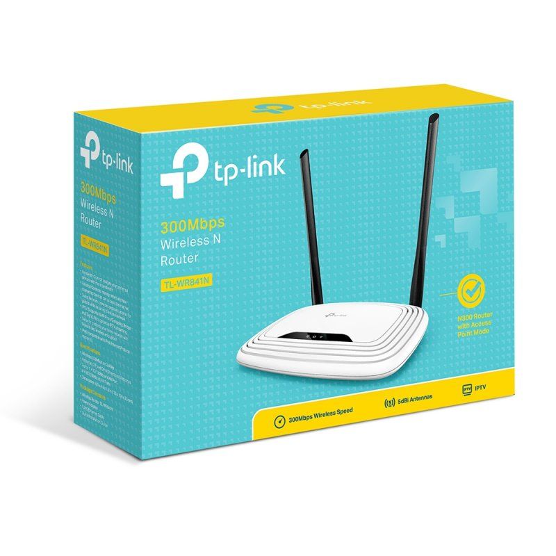 TP-LINK 300M-WLAN-N-Router 4port-Swi.