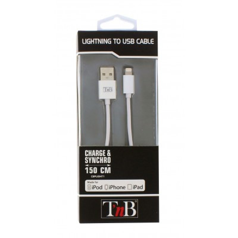 TNB Lightning/USB Cable 1m White