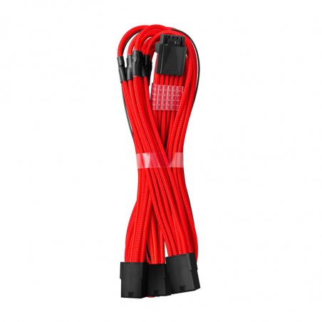 CableMod PRO ModMesh 12VHPWR auf 3x PCI-e Kabel - 45cm, rot