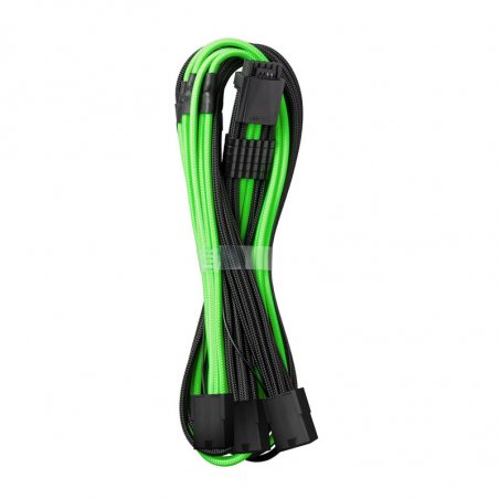 CableMod PRO ModMesh 12VHPWR auf 3x PCI-e Kabel - 45cm, schwarz/hellgrün