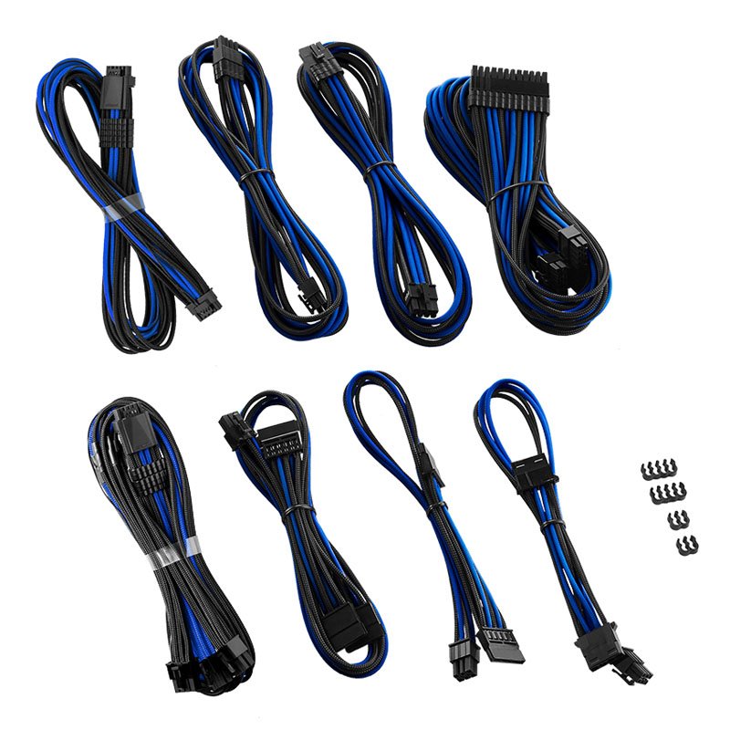 Cablemod PRO ModMesh RT 12VHPWR Dual Cable Kit für ASUS/Seasonic/Phanteks - schwarz/blau
