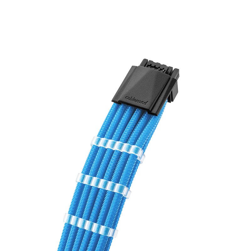 Cablemod PRO ModMesh RT 12VHPWR auf 3x PCI-e Kabel für ASUS/Seasonic/Phanteks - 60cm, hellblau