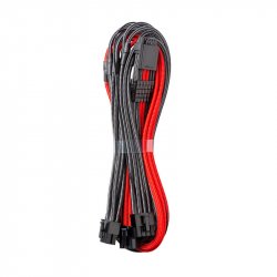 Cablemod PRO ModMesh RT 12VHPWR auf 3x PCI-e Kabel für ASUS/Seasonic/Phanteks - 60cm, carbon/rot