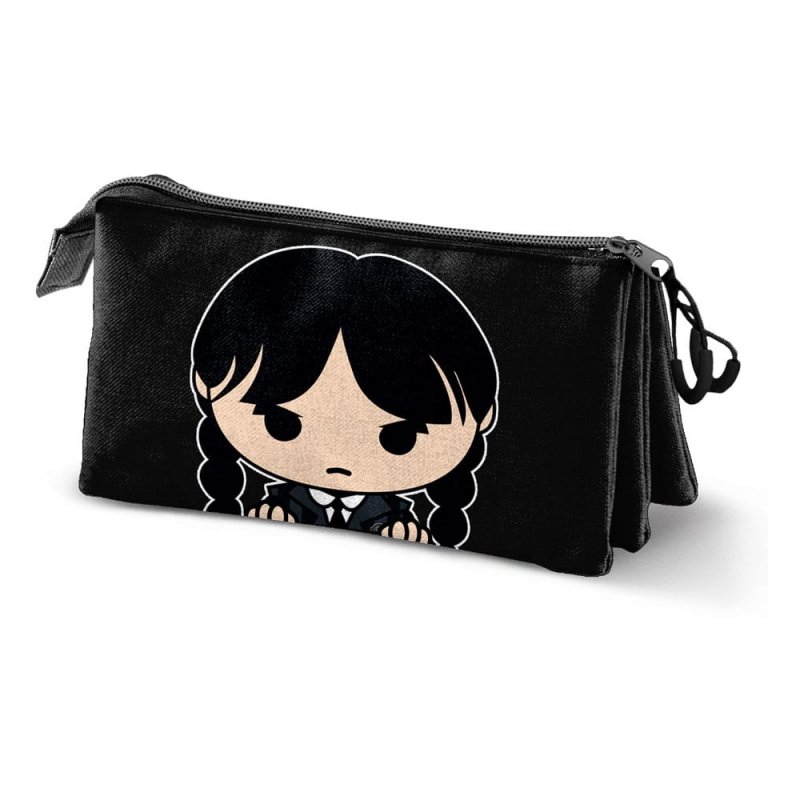 Wednesday Triple trousse Chibi Black