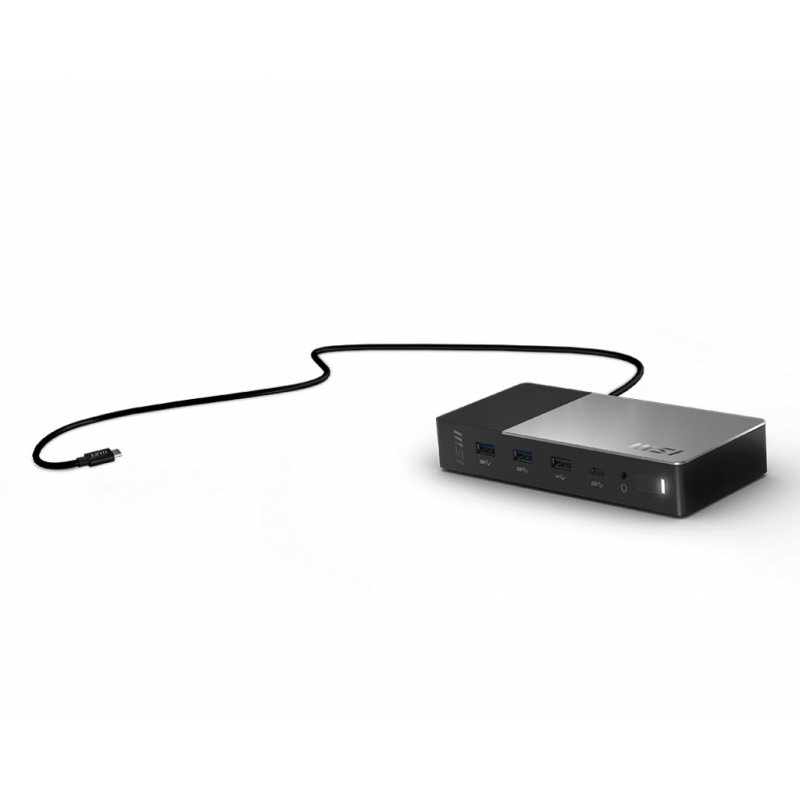 MSI USB-C Docking Station Gen 2 USB 3.2 Gen 2 (3.1 Gen 2) Type-C Noir