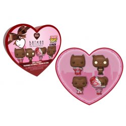 DC - Pocket Pop Keychains 4 Pack- Saint-Valentin (Chocolat)