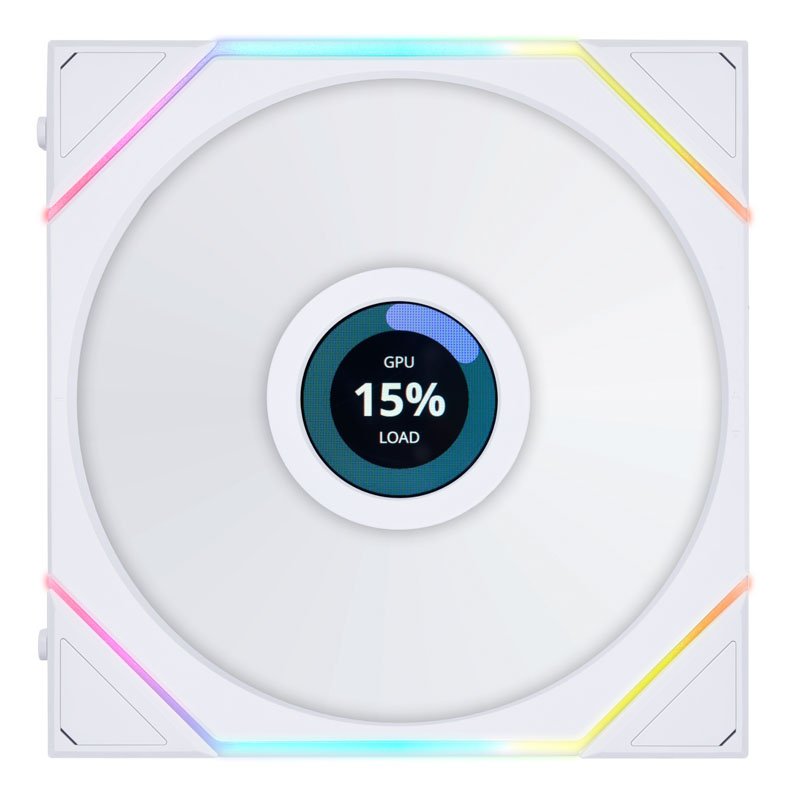 Lian Li UNI FAN TL LCD Series Reverse Blade Lüfter - 140mm, weiß