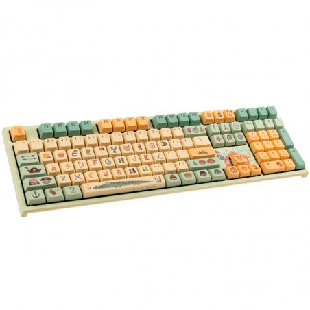 Ducky x Dimanche One 2 Pro Gaming Tastatur, Peter Pan - Varmilo V2 Iris (US)