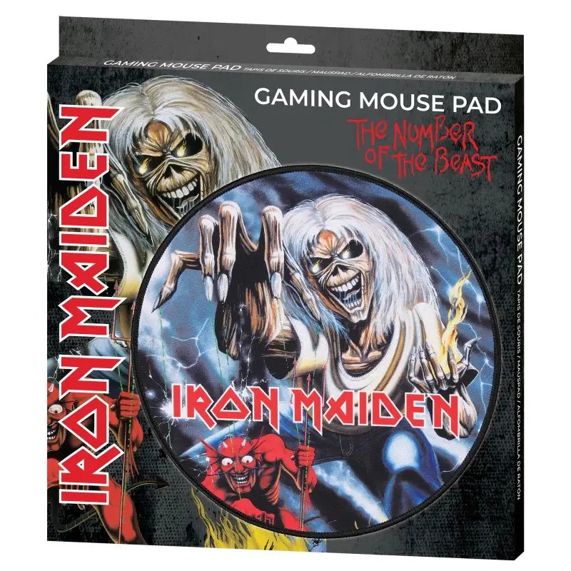 Subsonic - Iron Maiden - Tapis de souris de jeu - The Number of the Beast 30cm