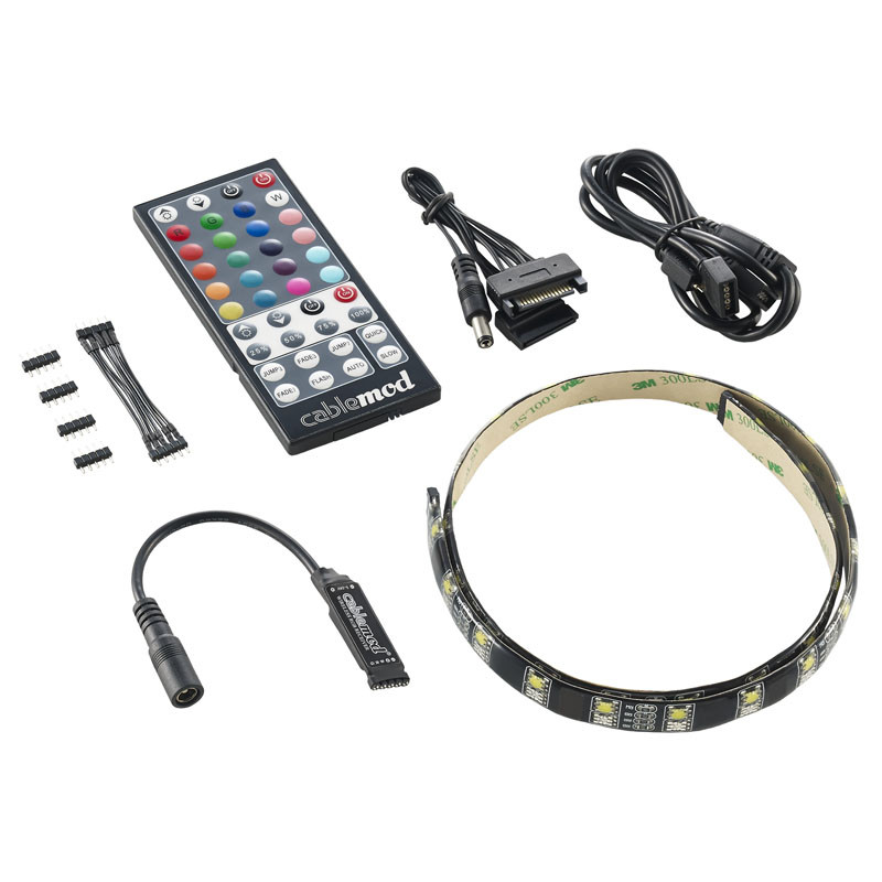 CableMod compatible WideBeam Hybrid LED Kit 60cm - RGB/W