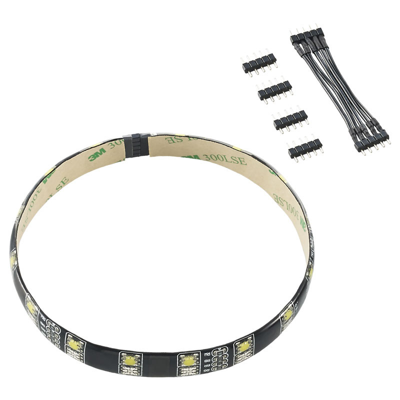 CableMod compatible WideBeam Hybrid LED Strip 30cm - RGB/W