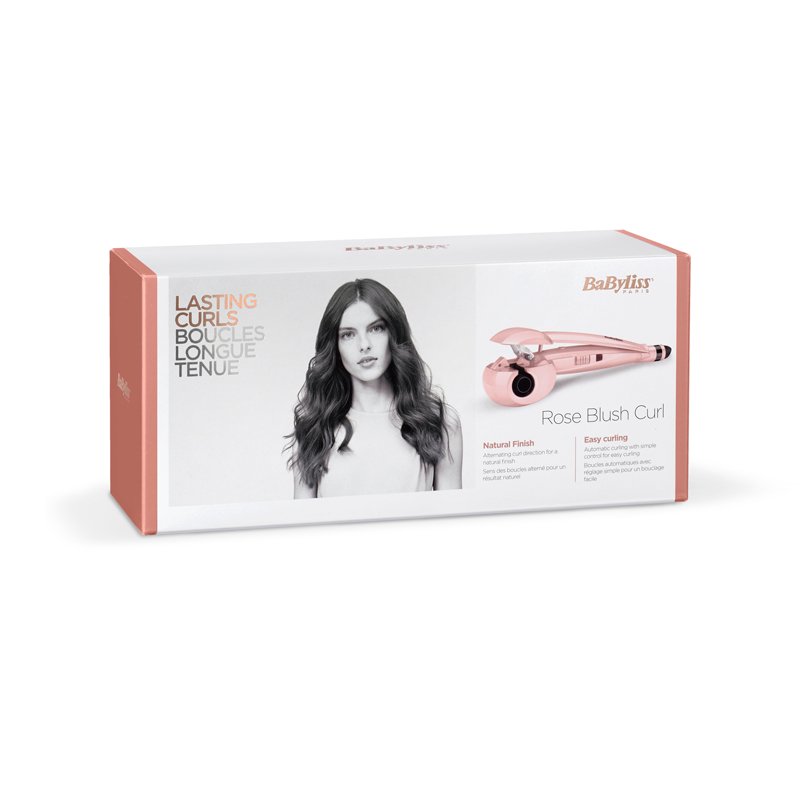 BaByliss 2664PRE hair styling tool Curling wand Warm Rose 1.8 m