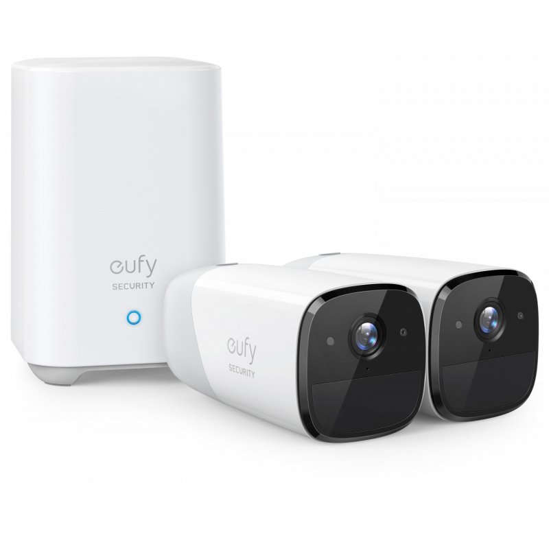 Eufy eufyCam 2 Pro Cosse Caméra de sécurité IP Intérieure et extérieure 2048 x 1080 pixels Mur