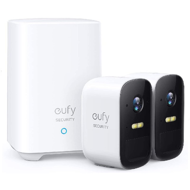 Anker Eufy eufyCam 2C 2 1 Kit Überwachsungssystem 1080p HD IP67 Nachtsicht white