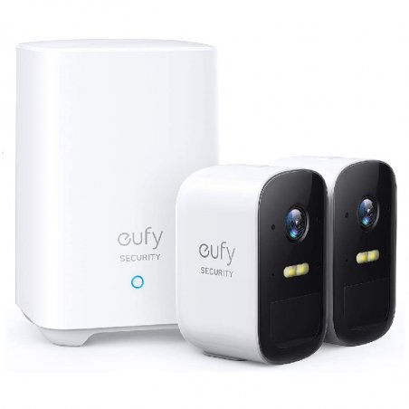 Anker Eufy eufyCam 2C 2 1 Kit Überwachsungssystem 1080p HD IP67 Nachtsicht white
