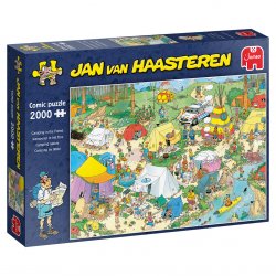 Jan van Haasteren 2000 - JVH - Camping en forêt