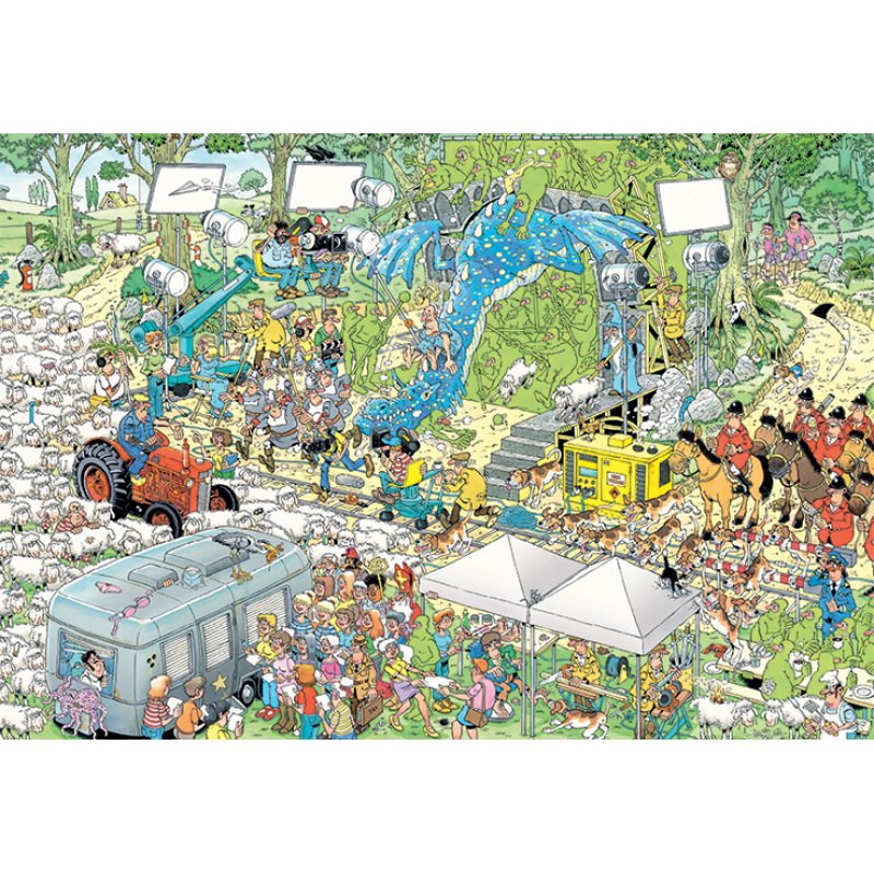 Jan van Haasteren The Film Set 2000 pcs Jigsaw puzzle 2000 pc(s)