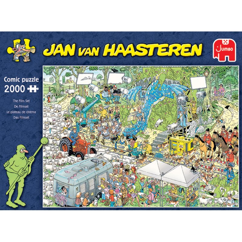 Jan van Haasteren The Film Set 2000 pcs Jigsaw puzzle 2000 pc(s)