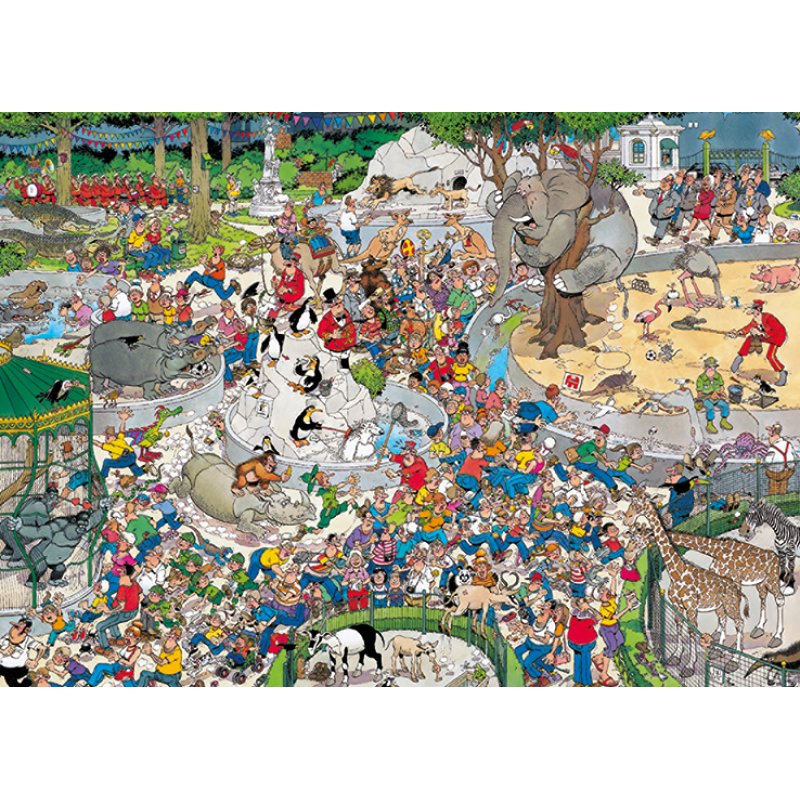 Jan van Haasteren At the Zoo 1000 pièces