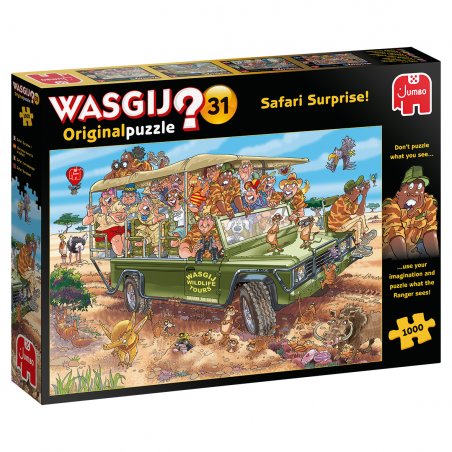 Jumbo Wasgij Original 31 Safari Überraschung! 1000 Teile Puzzle (19164)