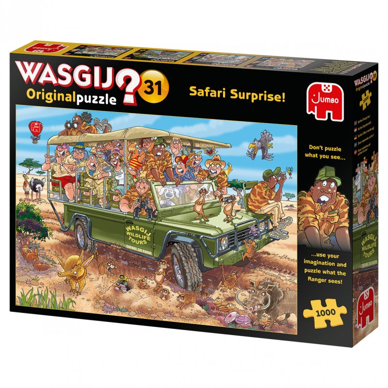 Jumbo Wasgij Original 31 Safari Überraschung! 1000 Teile Puzzle (19164)