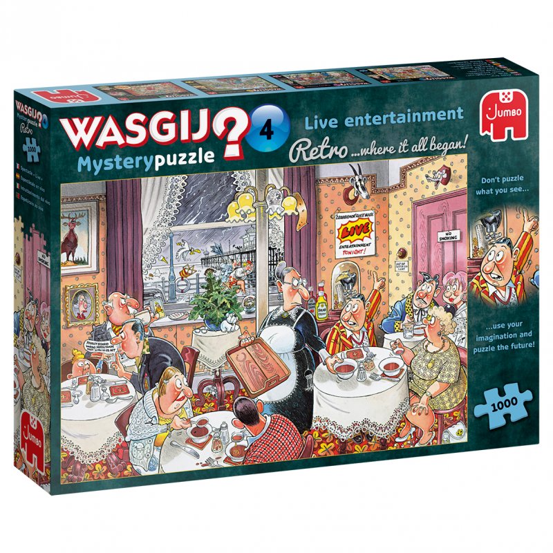 Wasgij 1000 - Retro Mystery 4 Live Entertainment!