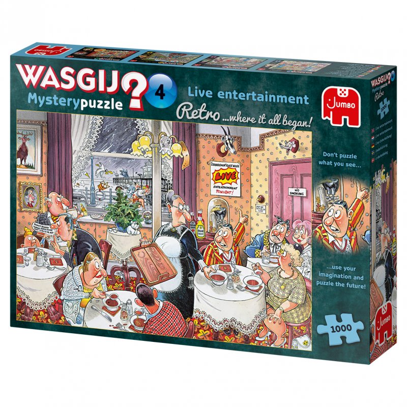 Wasgij 1000 - Retro Mystery 4 Live Entertainment!