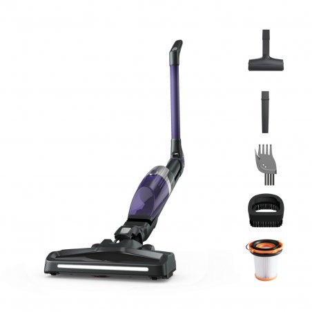 Rowenta X-Trem Compact RH1238WO stick vacuum/electric broom Battery Dry Bagless 0.4 L Purple