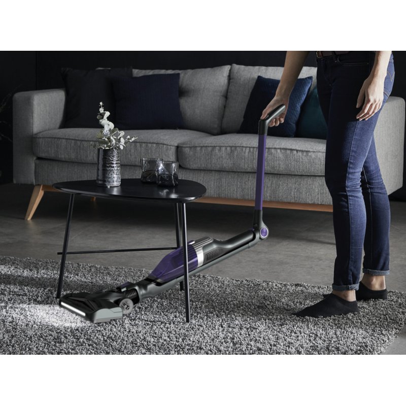 Rowenta X-Trem Compact RH1238WO aspirateur balai et balai électrique Batterie Sec Sans sac 0,4 L Violet