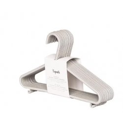 3 Sprouts - Hanger In Wheat Straw 15 pcs Grey