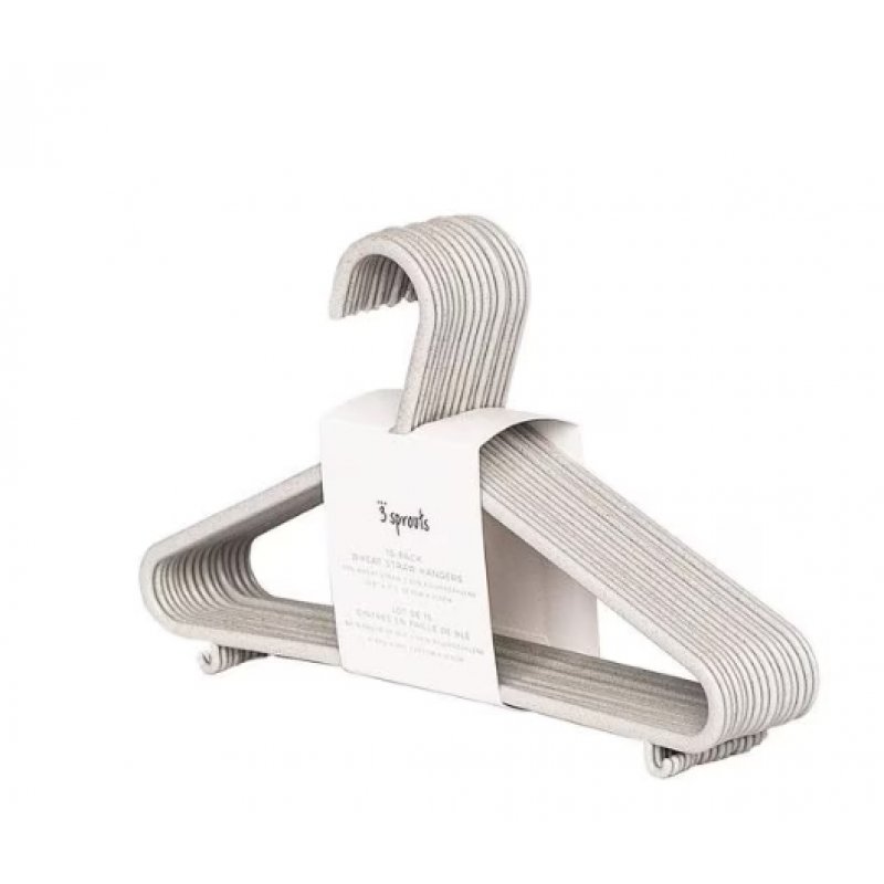 3 Sprouts SP3IHWGRY15 clothing hanger Grey