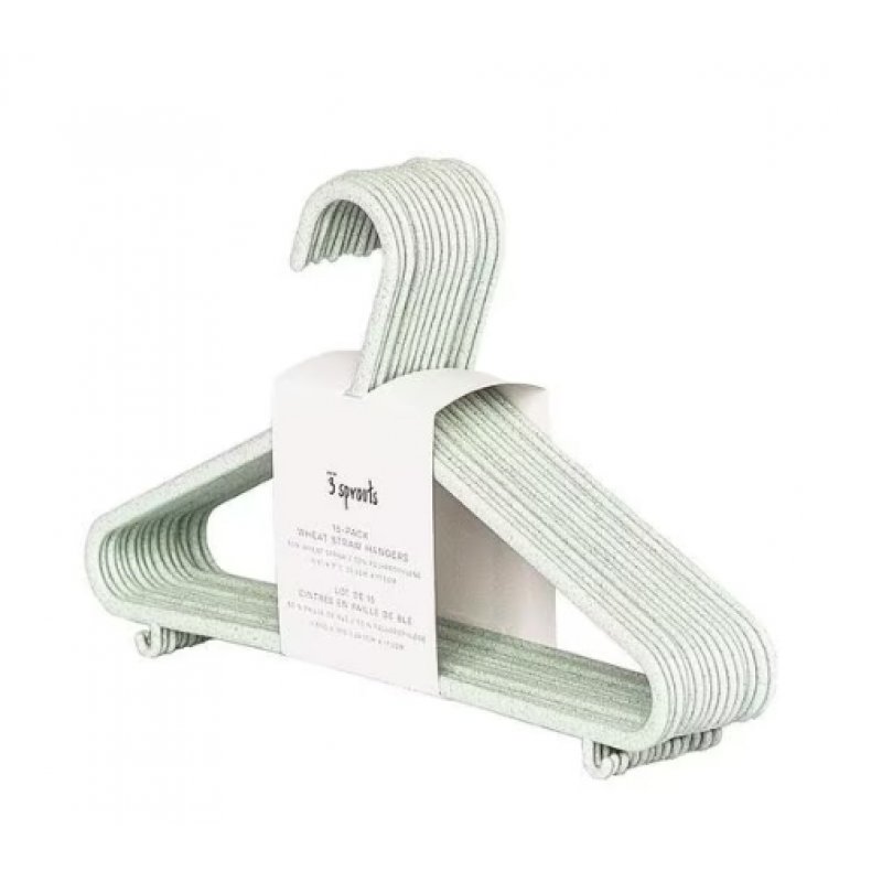 3 Sprouts SP3IHWGRN15 clothing hanger Green
