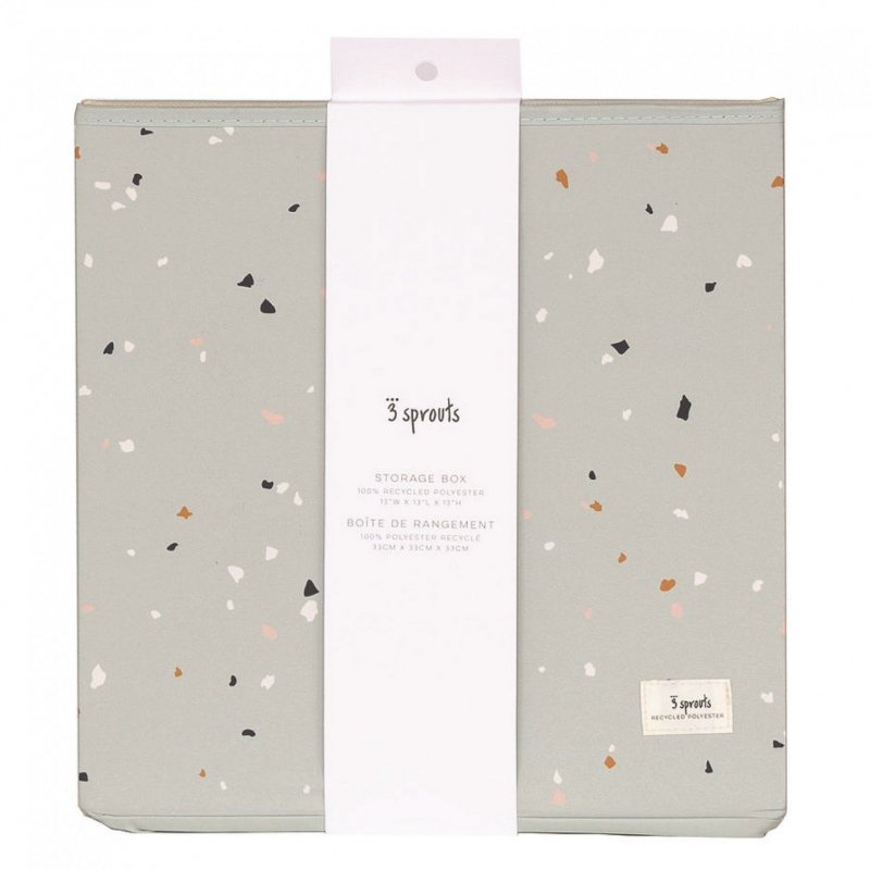 3 Sprouts - Storage Box Terrazzo/Green